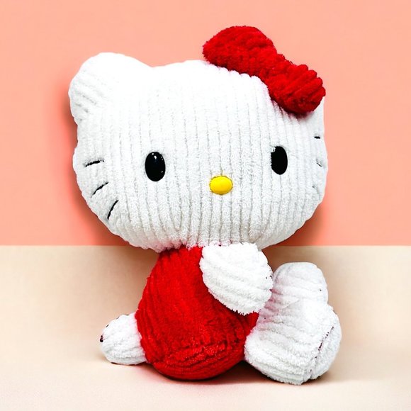 Sanrio Hello Kitty Ribbed Chenille Plush - Picture 1 of 10